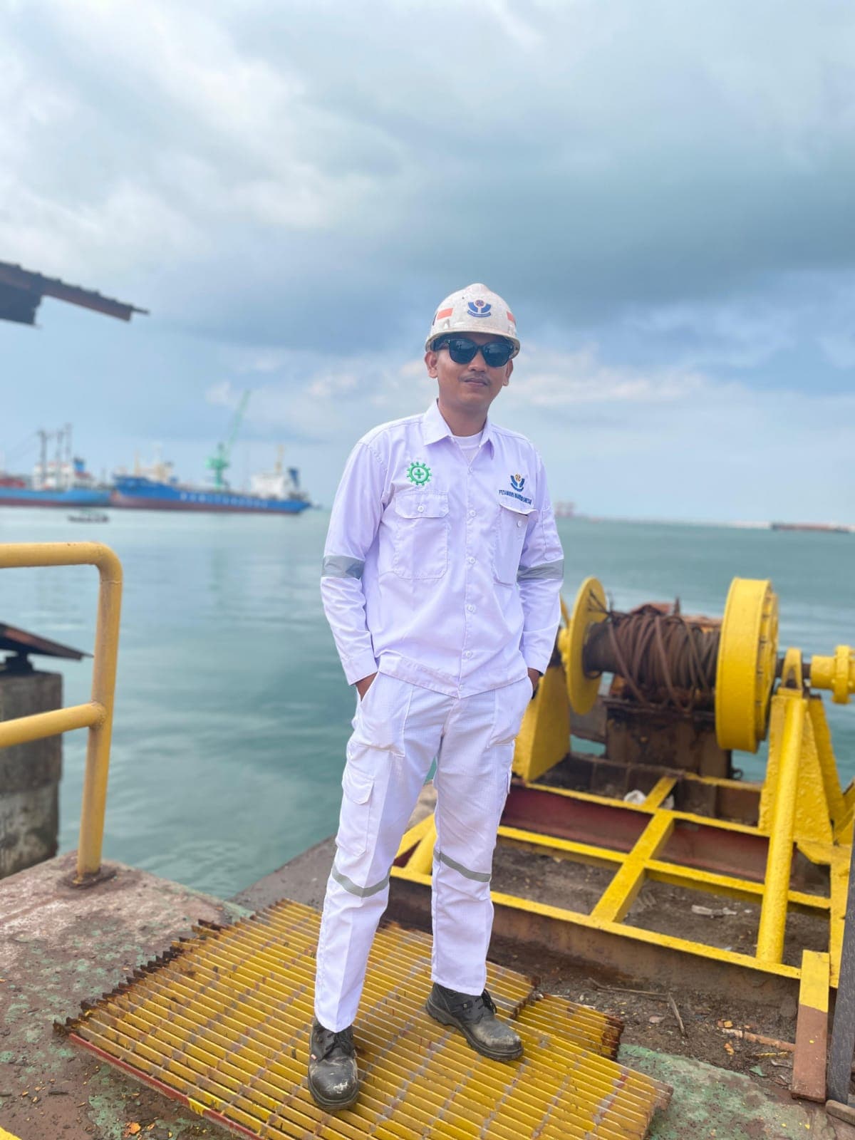 Tenaga ahli Batang Shipyard - M. Hilmy Syahfata S.Tr.T.